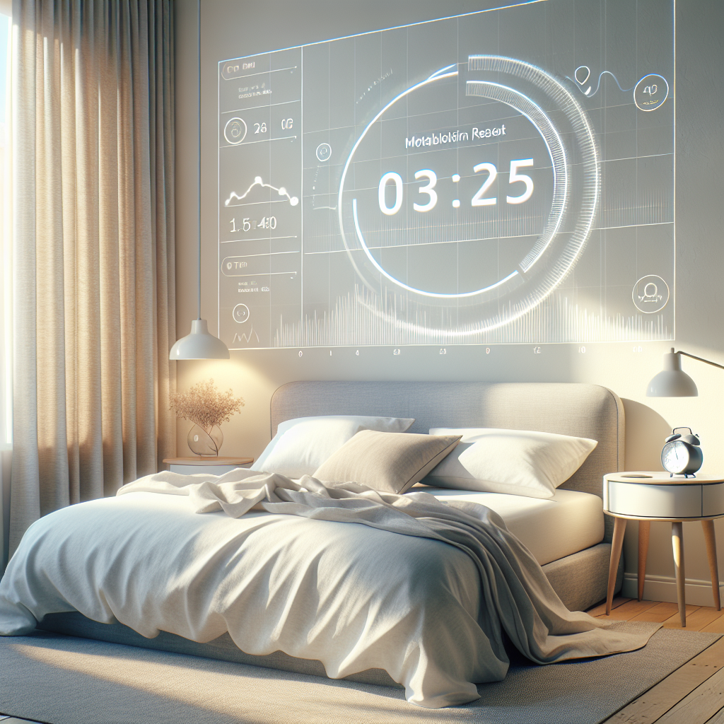 A person sleeping soundly in bed, illustrating the connection between sleep and metabolic health